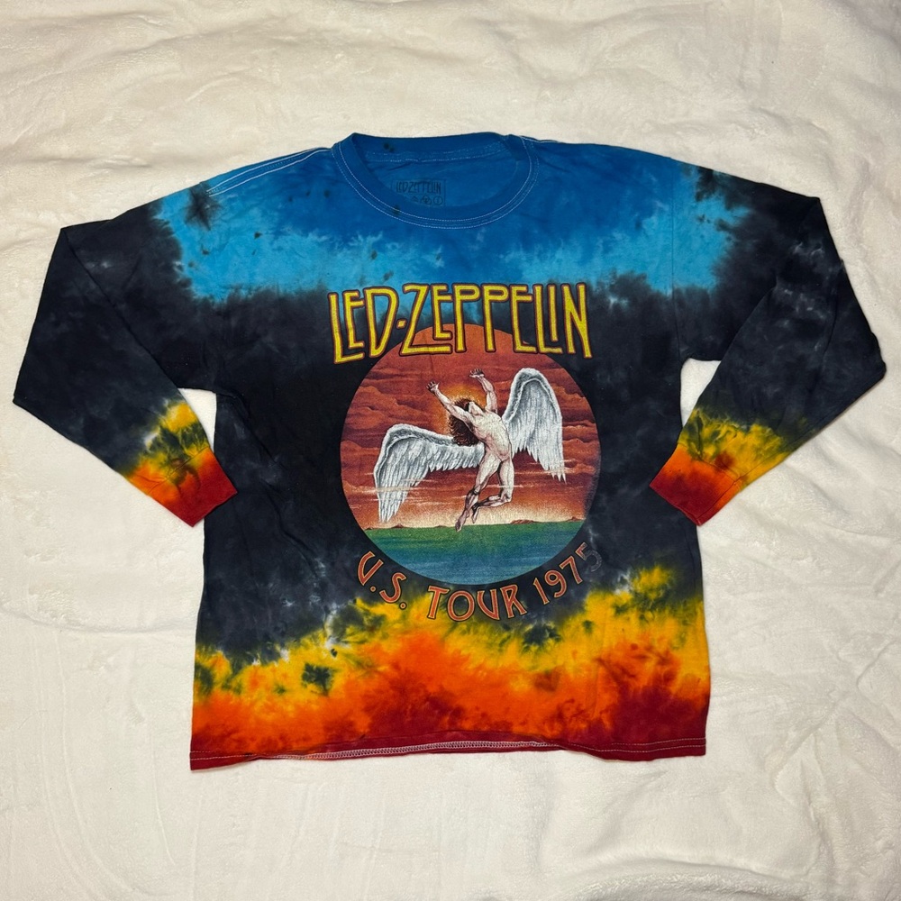Vintage Tie Dye Led Zeppelin Long Sleeve